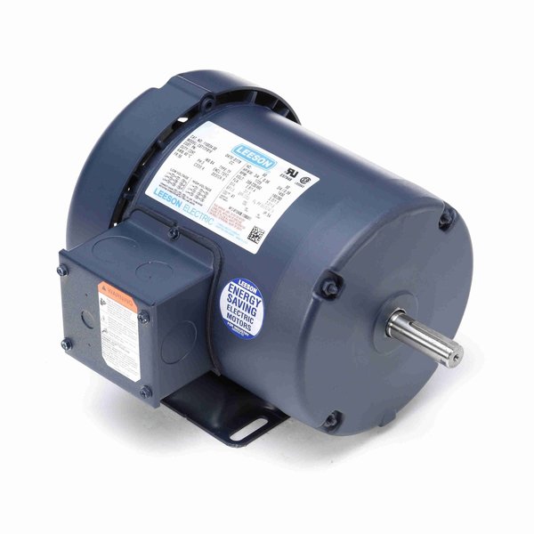 Leeson 0.75Hp Gen Purp Motor, 3Phase, 1800 Rpm, 208-230/460V, 56 Frame, Tefc 110034.00